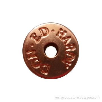 Jeans Rivets, Made of Brass and Metal Alloy, New Technology, Customized Designs are Accepted